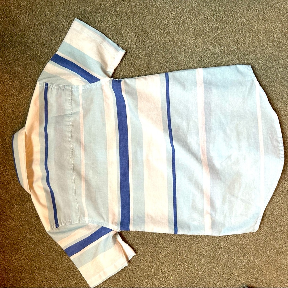 Calvin Klein Boys Short Sleeve Button-down